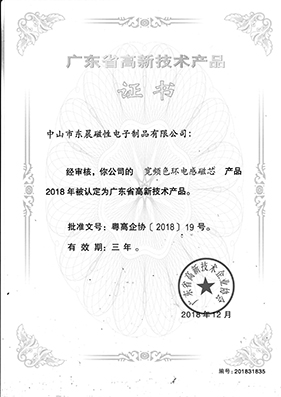 寬頻色環(huán)電感磁芯高新技術(shù)證書.jpg